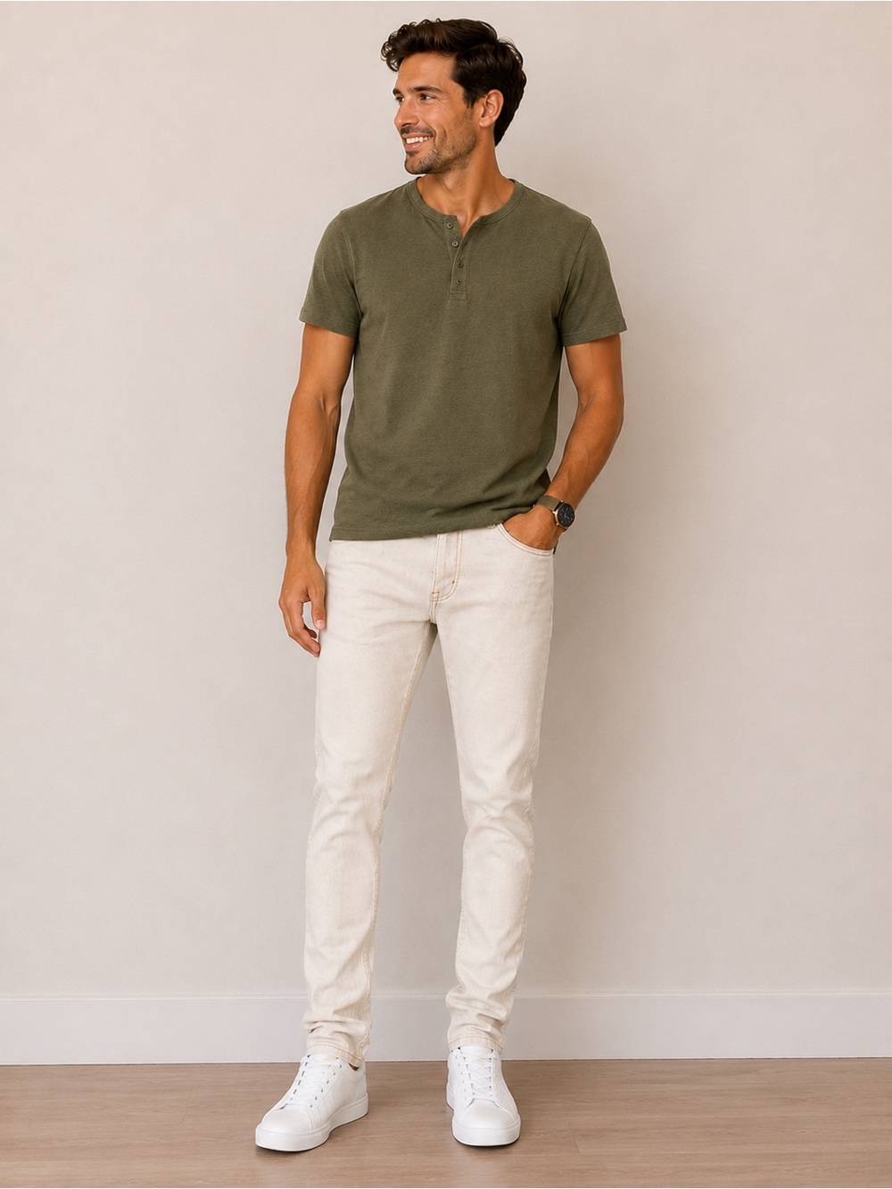Old Navy Tan Slim Jeans 30x32